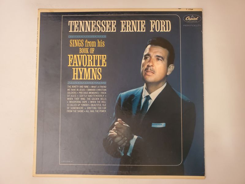 Tennessee Ernie Ford Sings from his Book of Favorite Hymns vinyl record